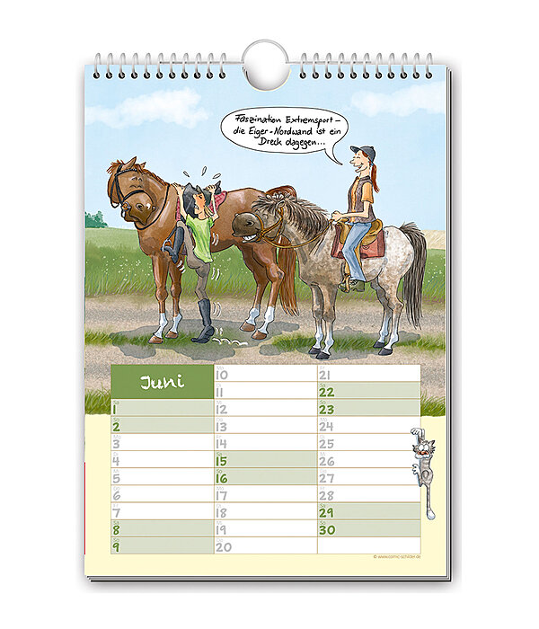 Geschichten vom Pferd - Comic Kalender 2024