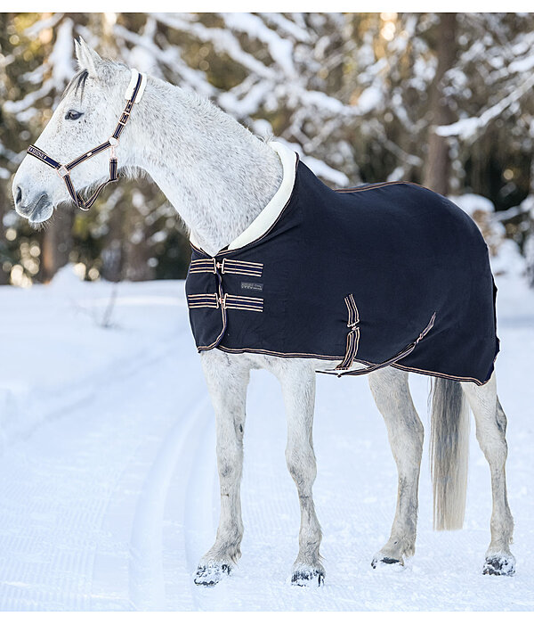 Fleece-Abschwitzdecke Just Sparkle mit Teddyfleecekragen