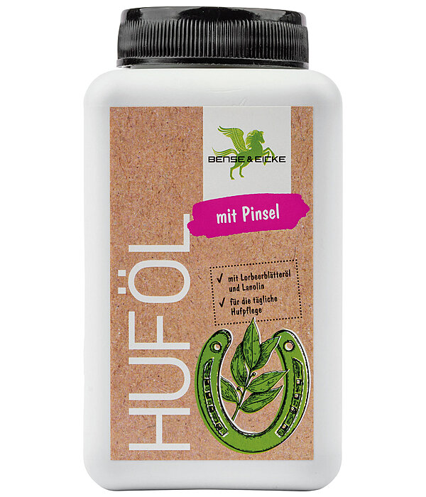 Huföl mit Pinsel