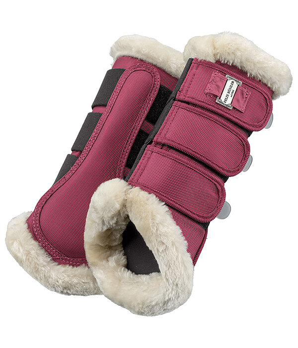 Teddyfleece-Dressurgamaschen Essential, Hinterbeine