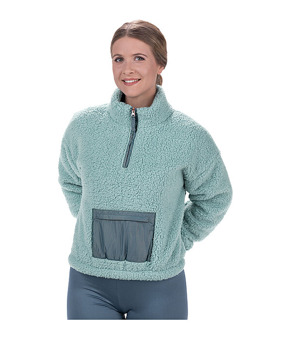 Sherpa-Pullover Icy fr Damen