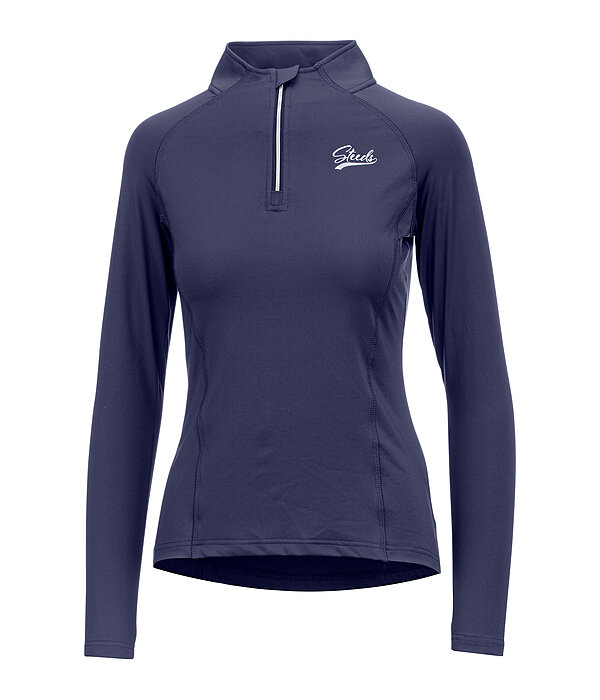 Zip-Funktions-Langarmshirt Lea