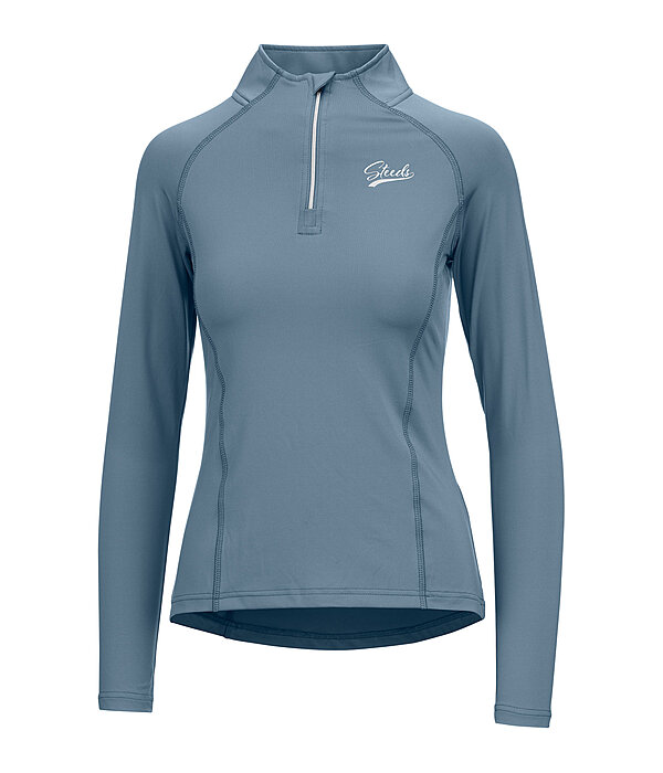 Zip-Funktions-Langarmshirt Lea