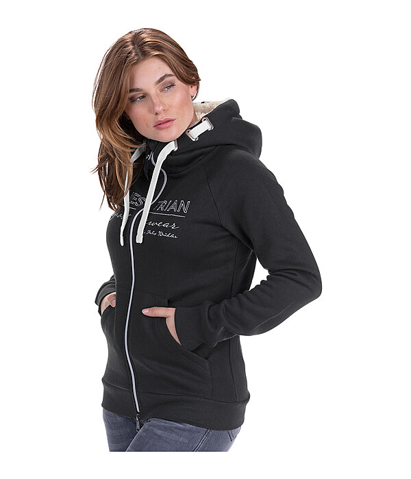 Kapuzen-Teddy-Sweatjacke Abby