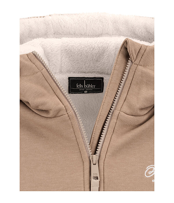 Kapuzen-Teddy-Sweatjacke Kaja