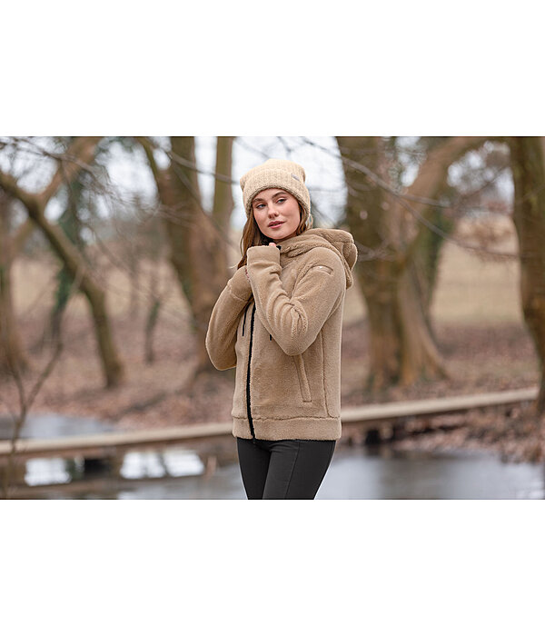 Kapuzen-Teddyfleece-Jacke Lucie