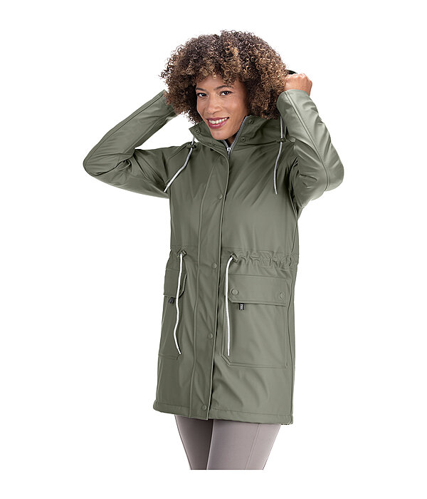 Teddyfleece-Kapuzenregenjacke Stella II