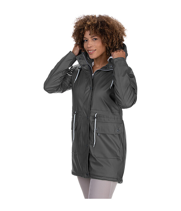 Teddyfleece-Kapuzenregenjacke Stella II