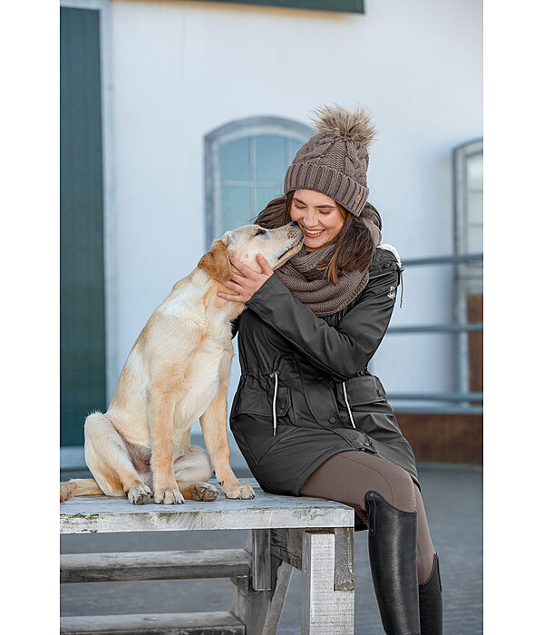 Teddyfleece-Kapuzenregenjacke Stella II