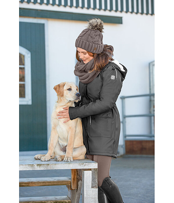 Teddyfleece-Kapuzenregenjacke Stella II