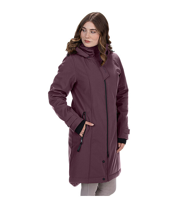 Kapuzen-Softshell-Reitmantel Aurelie