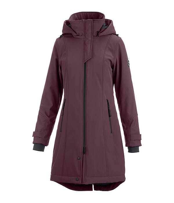 Kapuzen-Softshell-Reitmantel Aurelie