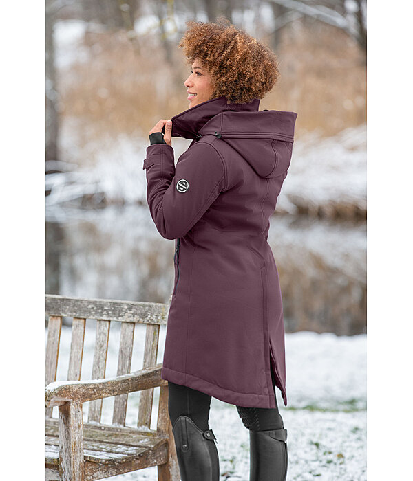 Kapuzen-Softshell-Reitmantel Aurelie