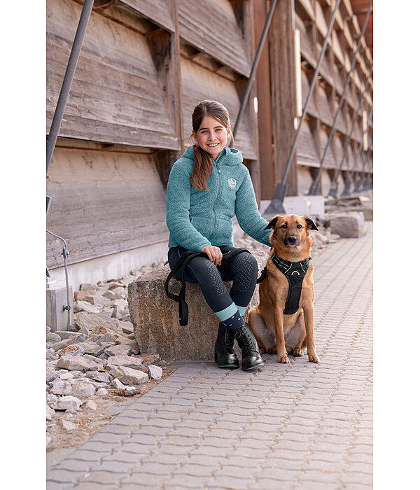 Kinder-Kapuzen-Teddyfleecejacke Irma