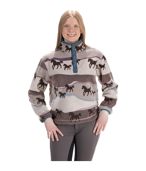 Kinder-Teddyfleece-Pullover Zuri