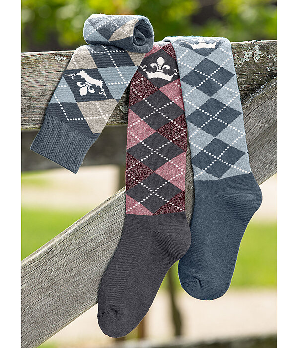 Kniestrmpfe Argyle