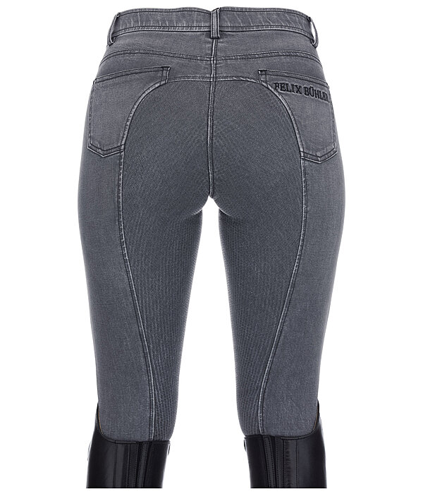 Denim-Grip-Vollbesatz-Reithose Linea