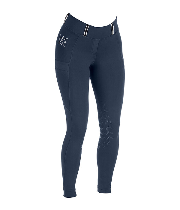 Grip-Reitleggings Kniebesatz Sanna