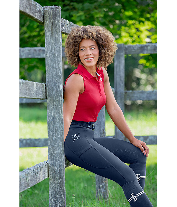 Grip-Reitleggings Kniebesatz Sanna