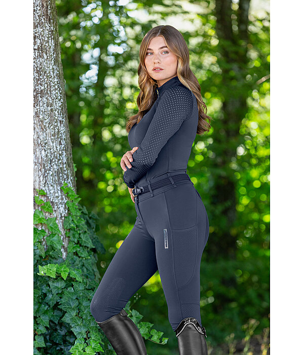 Hybrid Grip-Reithose Kniebesatz Mesh Romy