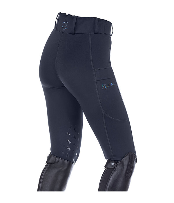 Kinder Grip-Reitleggings Kniebesatz Liori