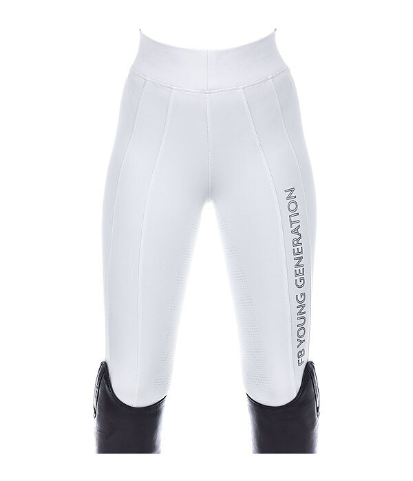 Kinder Grip-Vollbesatz-Reitleggings Abigail Competition