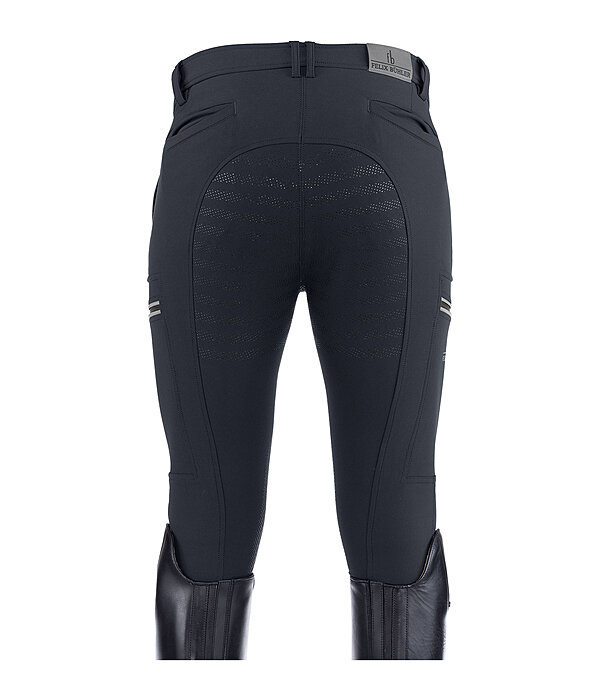 Herren Grip-Teilbesatzreithose Tex