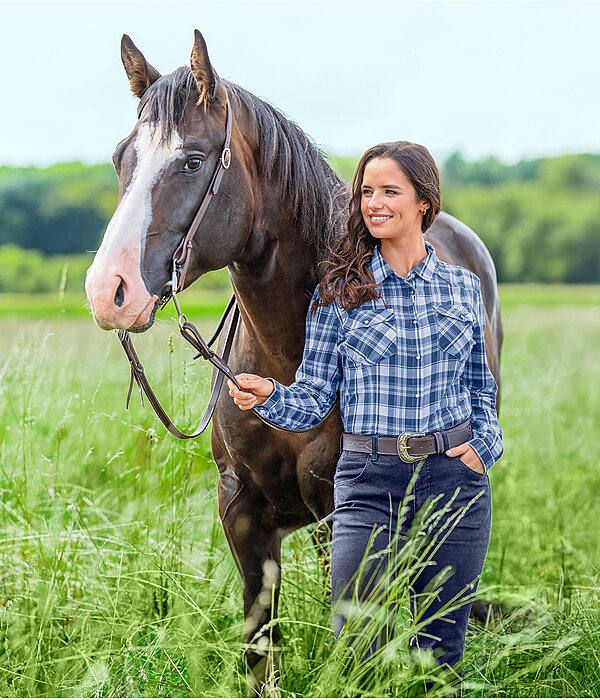 Western-Outfit Karo in dark-cornflower