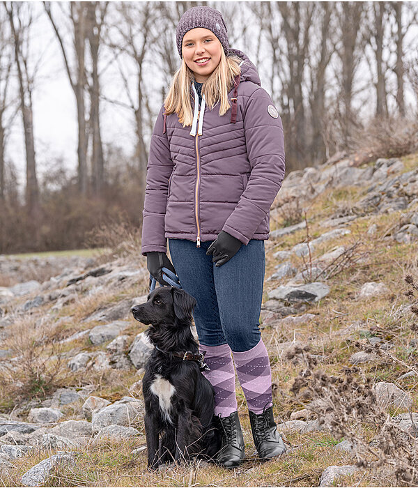 Kinder-Outfit Bailee in grape