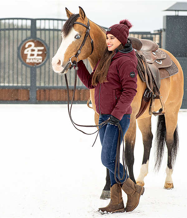 Western-Outfit Carol in weinrot